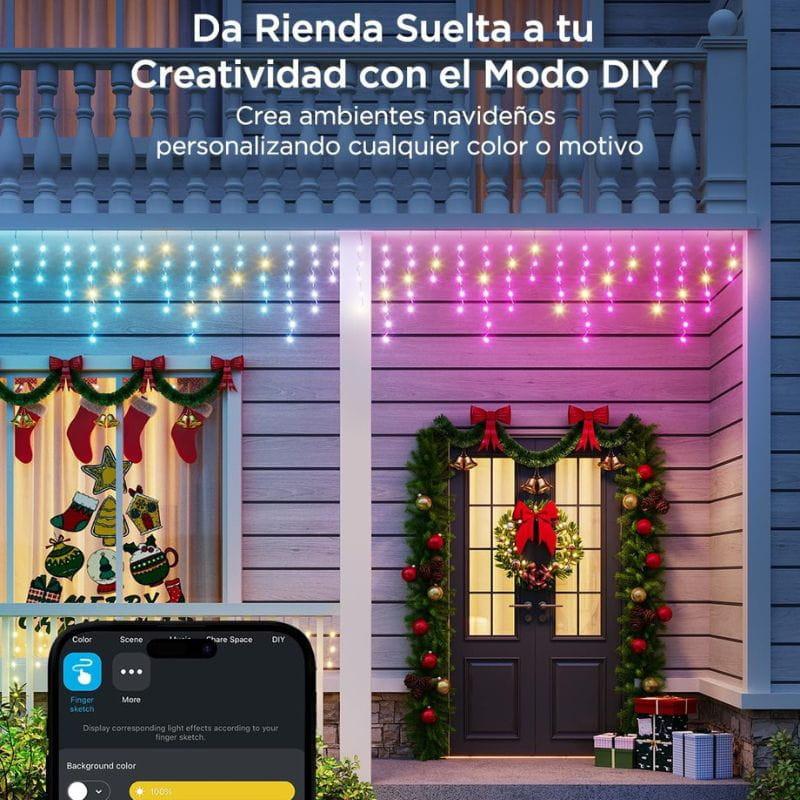 Govee H70D1 Icicle Lights - Éclairage LED, créez des effets à l'aide de l'application