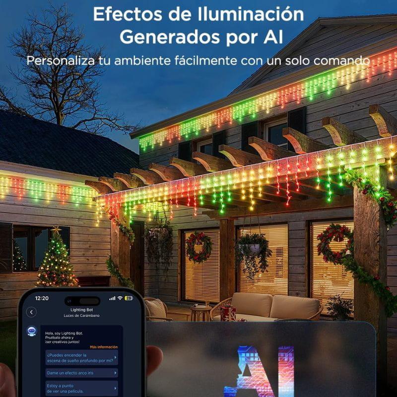 Govee H70D1 Icicle Lights - Éclairage LED, effets générés par IA