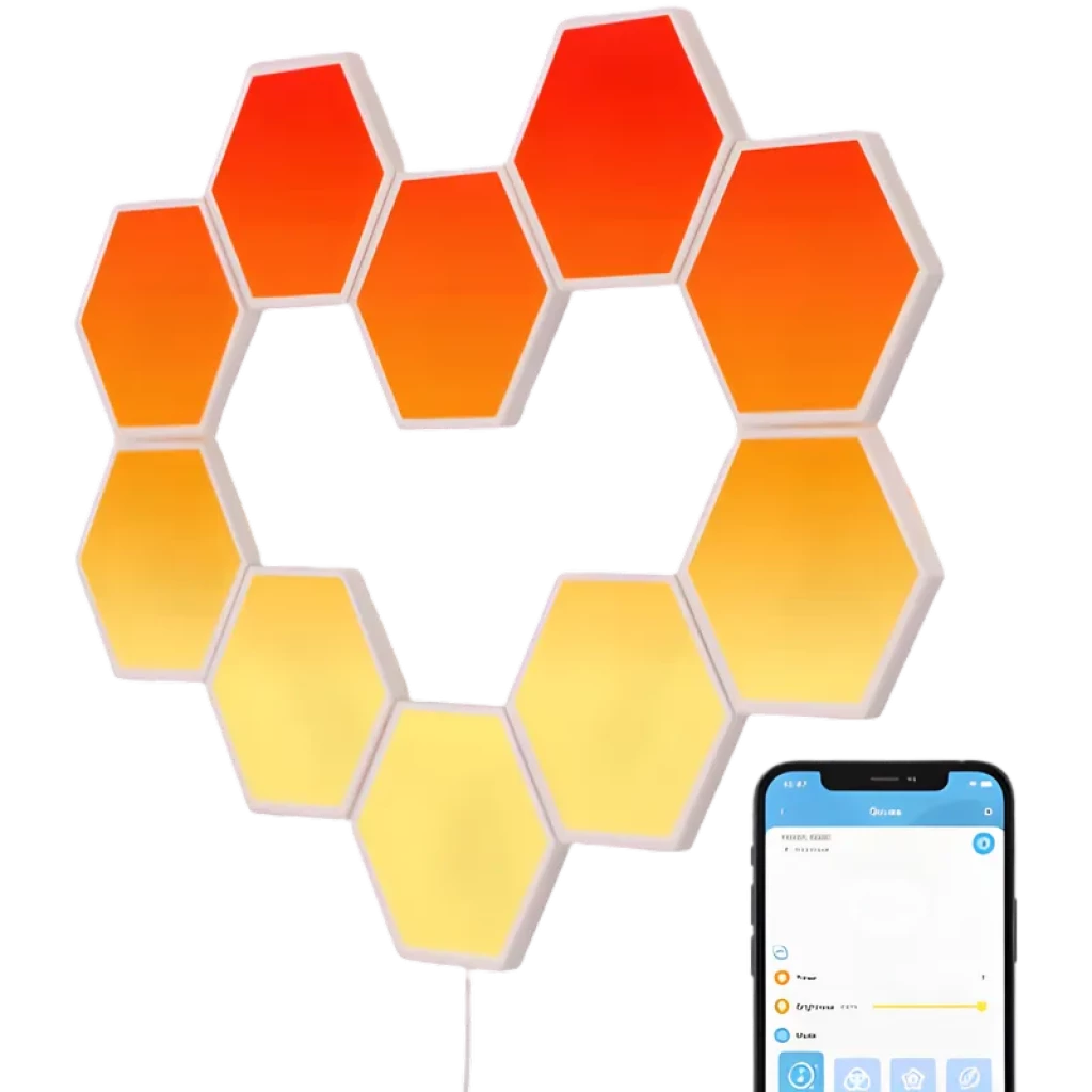 Govee H6061 Glide Hexa Light RGBIC Wifi Bluetooth - Panneau lumineux intelligent