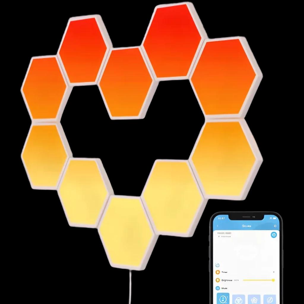 Govee H6061 Glide Hexa Light RGBIC Wifi Bluetooth - Panneau lumineux intelligent