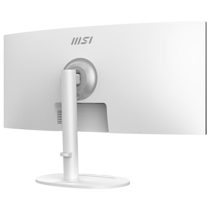 MSI Modern MD342CQPW 34 2K QHD VA Curvo UltraWide 120 Hz Freesync Premium Trasera lado derecho