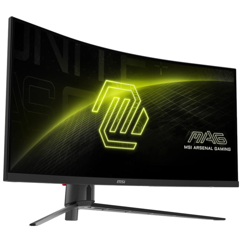 MSI MAG 345CQR 34 2K QHD UltraWide Curvo 180 Hz FreeSync Premium Frontal lado derecho