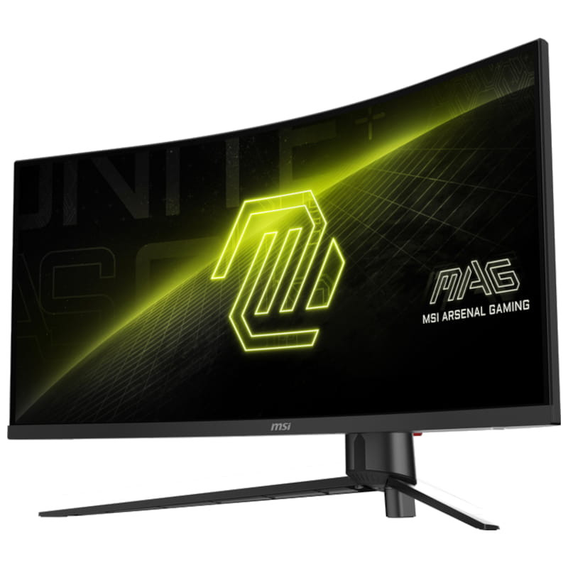 MSI MAG 345CQR 34 2K QHD UltraWide Curvo 180 Hz FreeSync Premium Frontal vista de lado izquierdo