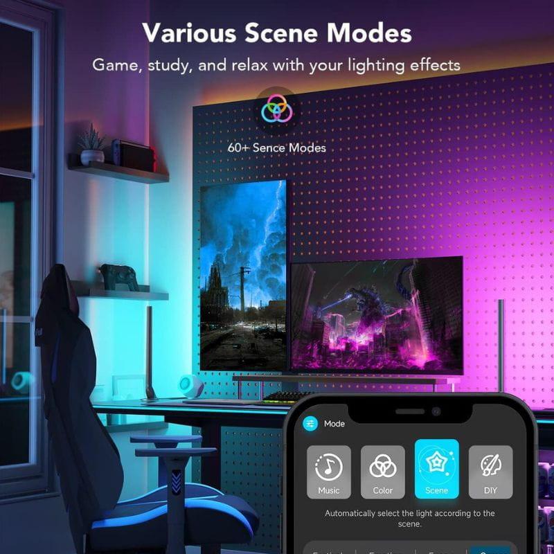 Govee H6047 RGBIC - Barras de luz Gaming , multiples modos