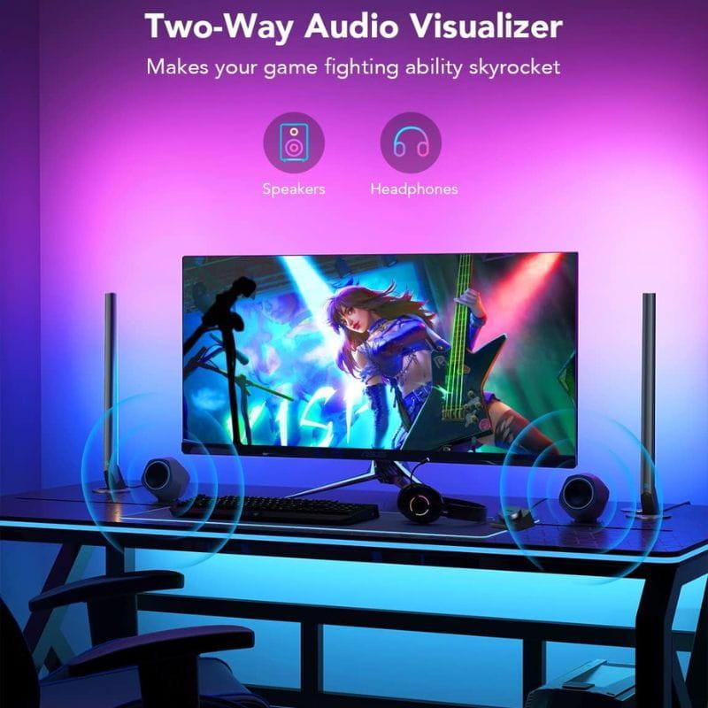 Govee H6047 RGBIC - Barras de luz Gaming , conectividad