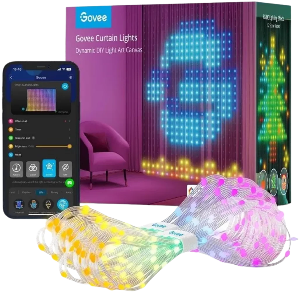 Govee H70B1 RGBIC Wifi Bluetooth - Rideau lumineux LED