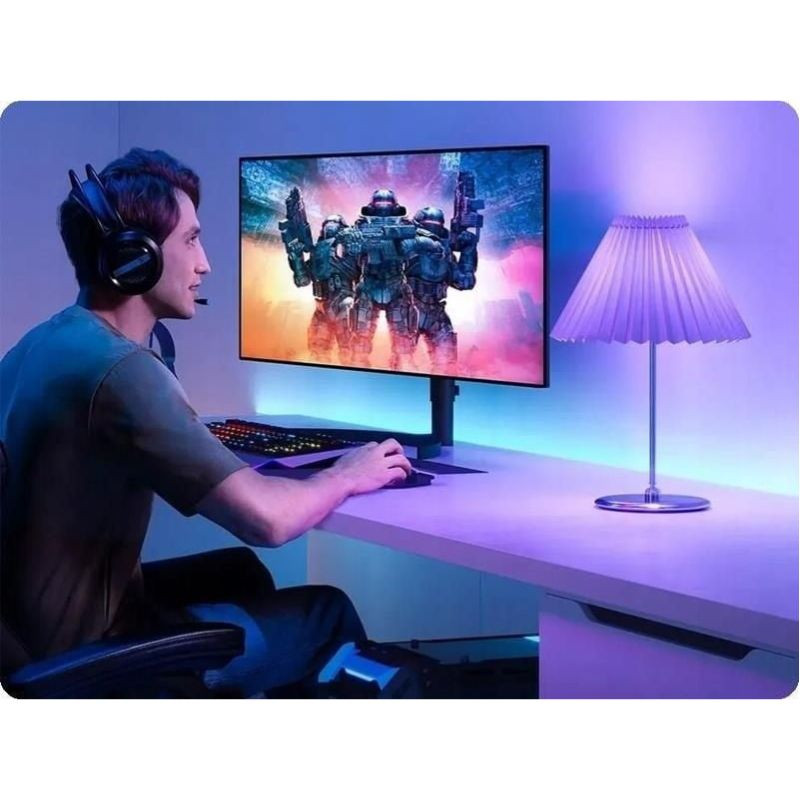 Govee H6004 RGB Wi‑Fi Bluetooth – Ampoule intelligente offrant éclairage multicolore, ambiance gaming synchronisée, compatible contrôle vocal et appli.