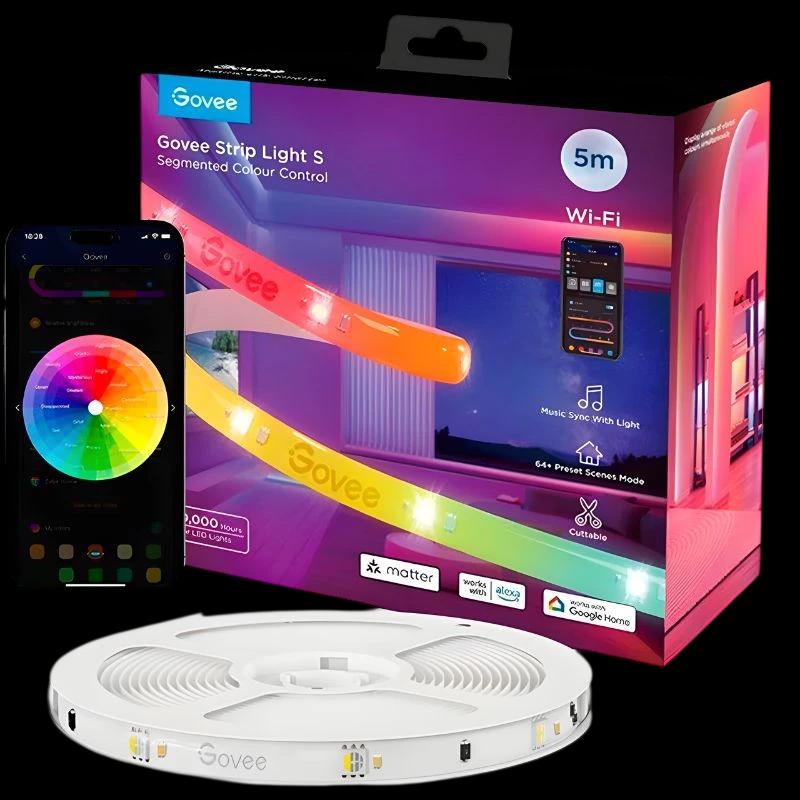 Govee H612A RGBIC Wifi, Bluetooth - Bande lumineuse LED