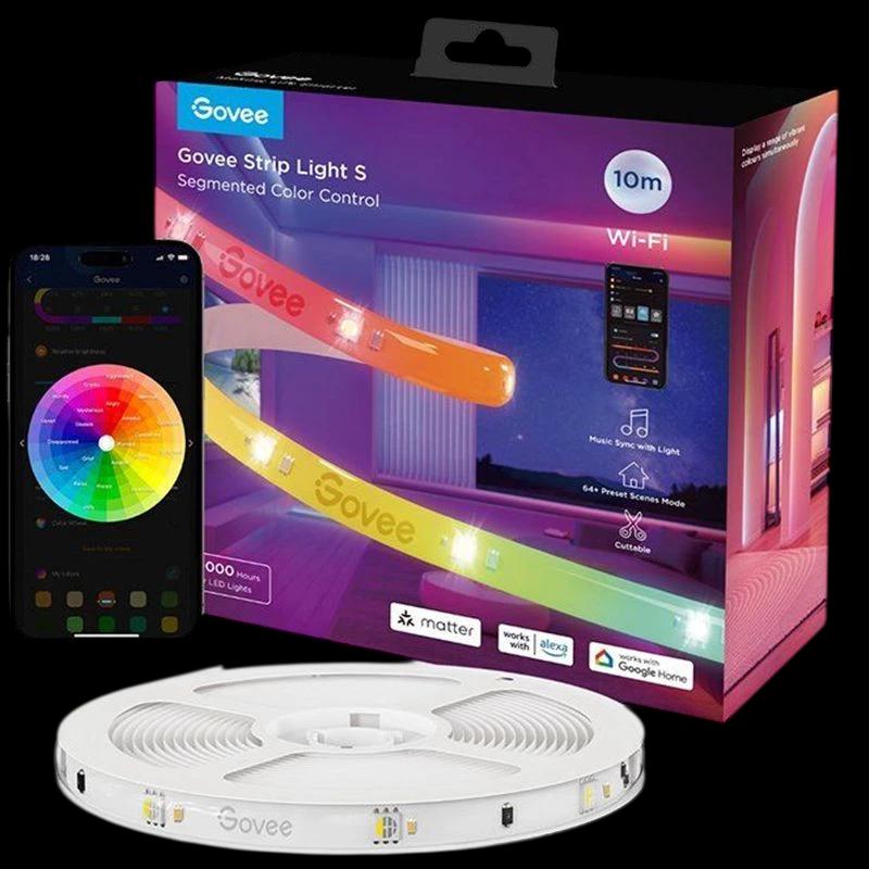 Govee H612C RGBIC Wi-Fi, Bluetooth - Tira de luz LED