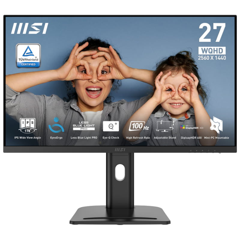 MSI Pro MP273QP E2 27 2K QHD IPS 100 Hz Negro - Monitor PC