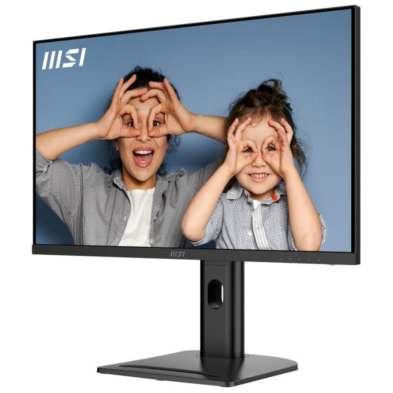 MSI Pro MP273QP E2 27 2K QHD IPS 100 Hz Negro - Monitor PC vista frontal lado izquierdo