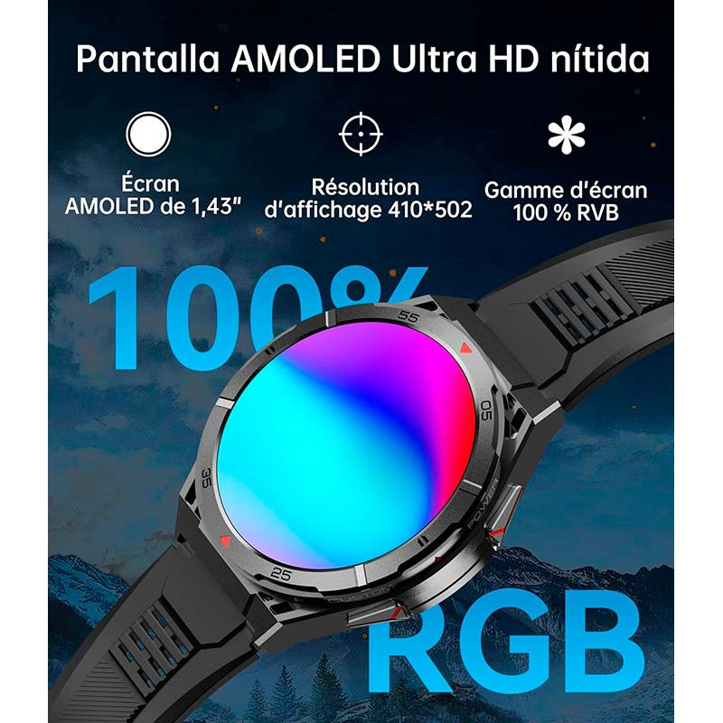 Oukitel BT12 Negro - pantalla AMOLED