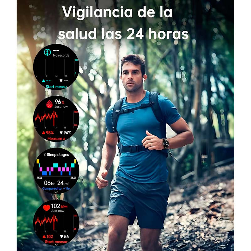 Oukitel BT12 Negro - monitor de la salud