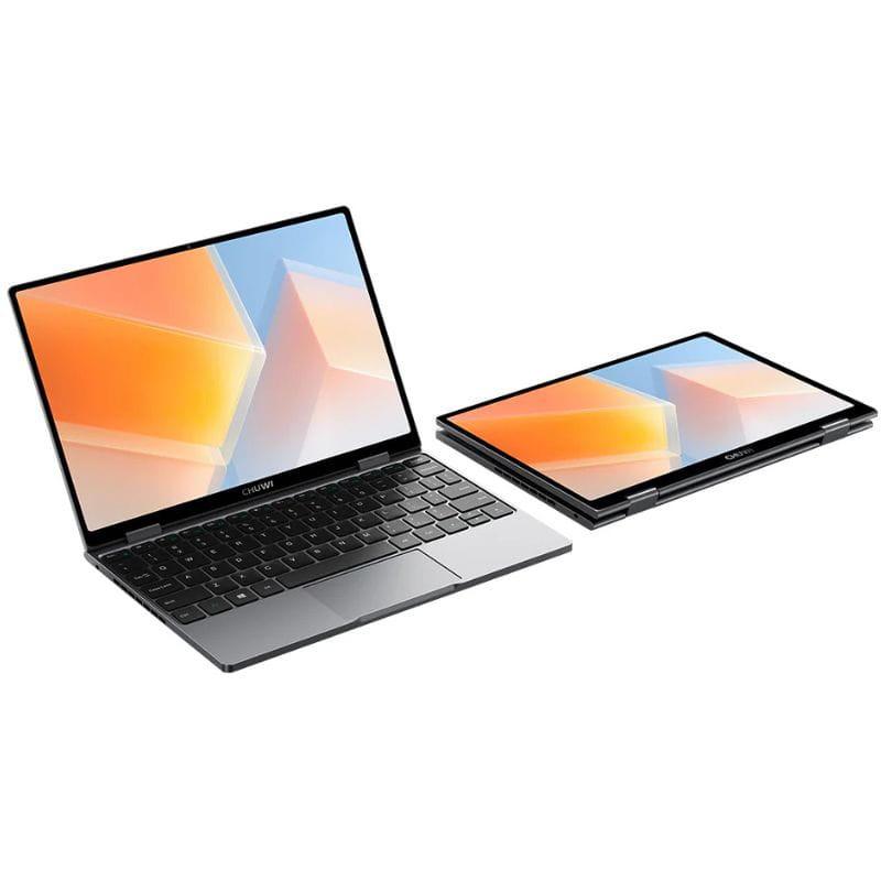 Frontale de Chuwi Minibook X Intel N150/16 Go DDR5/512 Go SSD/FullHD+ Tactile/W11 Gris - Ordinateur portable 10.5