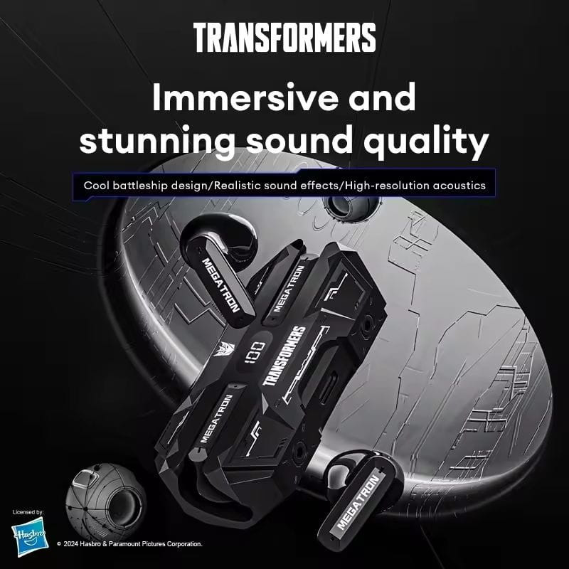 Auriculares de som imersivo Transformers TF-T51 Amarelo/Preto