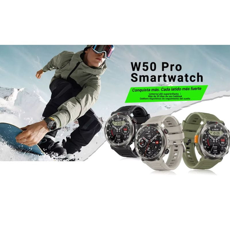Blackview W50 Pro Verde - Reloj Inteligente 3 colores disponibles