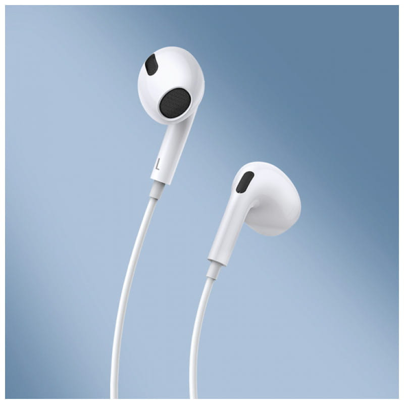 Baseus Encok H17 Blanco - Auriculares In-Ear imagen real