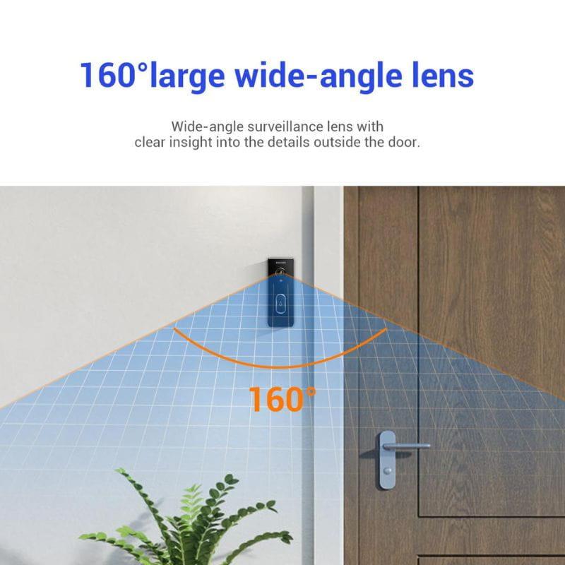 Escam V5 Tuya - Campainha sem fios inteligente. 160º.