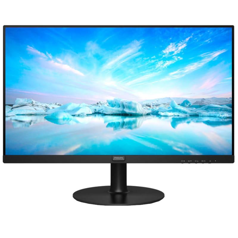 Philips V Line 241V8LAB/00 23.8 FullHD VA 100 Hz Preto - Monitor PC Vista Frontal