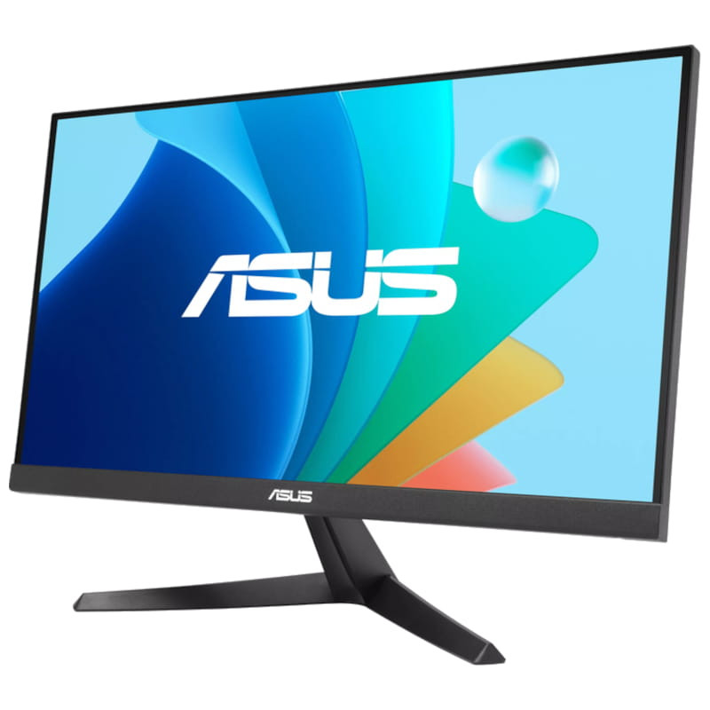 ASUS VY229HF 21.4 FullHD IPS 100 Hz Noir - Écran PC Vue avant côté gauche