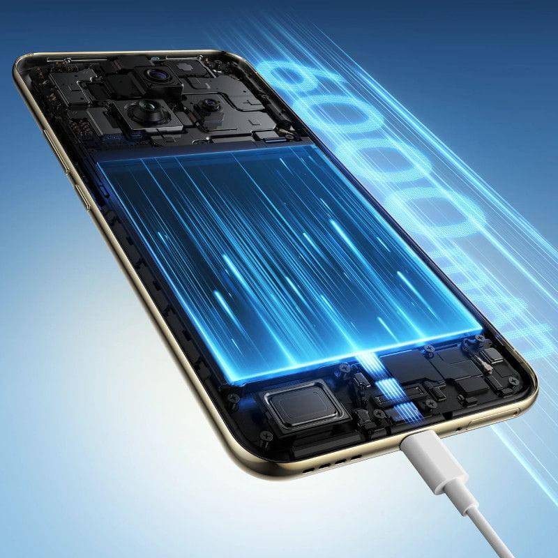 Bateria de Realme 14 Pro+ 5G 12GB/512GB Cinzento - Telemóvel