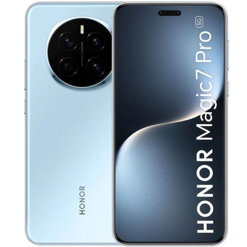 Honor Magic7 Pro 5G 12 GB/512 GB Azul - Telemóvel imagem do ecrã e das câmaras