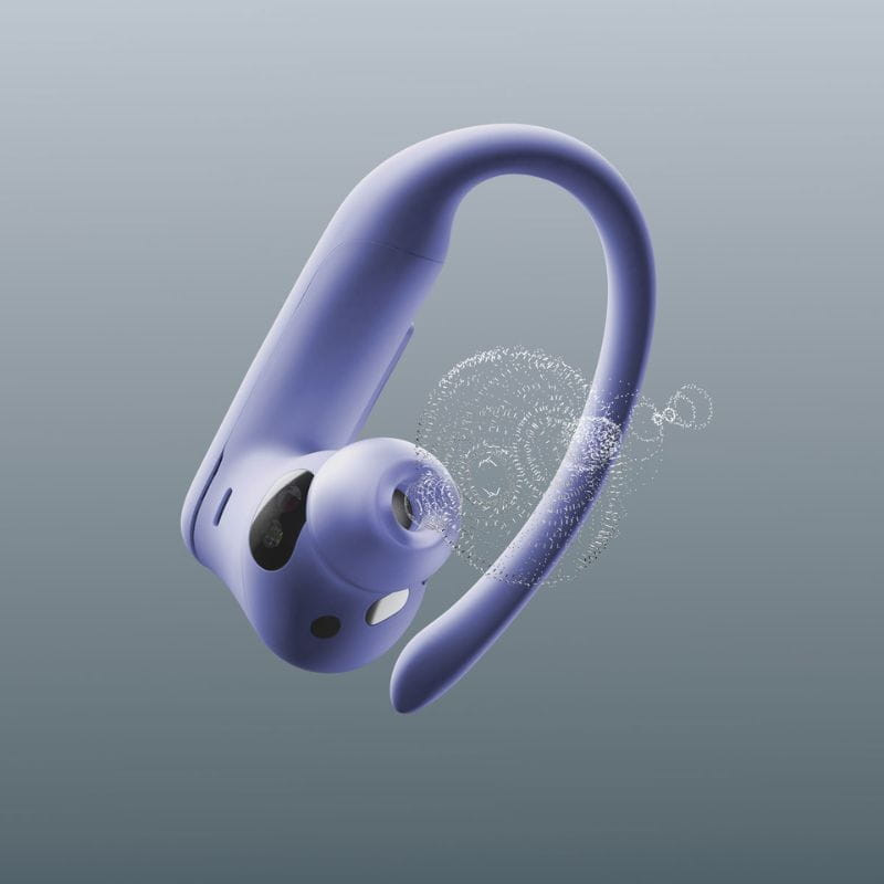 Powerbeats Pro 2 Púrpura con seguimiento del movimiento de la cabeza