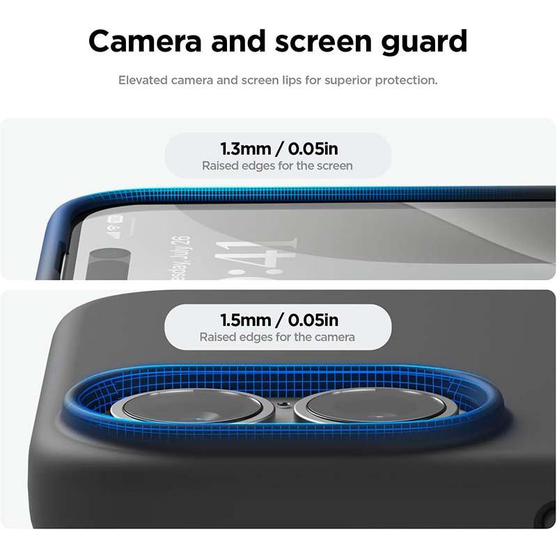Capa macia lavanda para iPhone 16 compatível com Magsafe - proteção da câmara e do ecrã