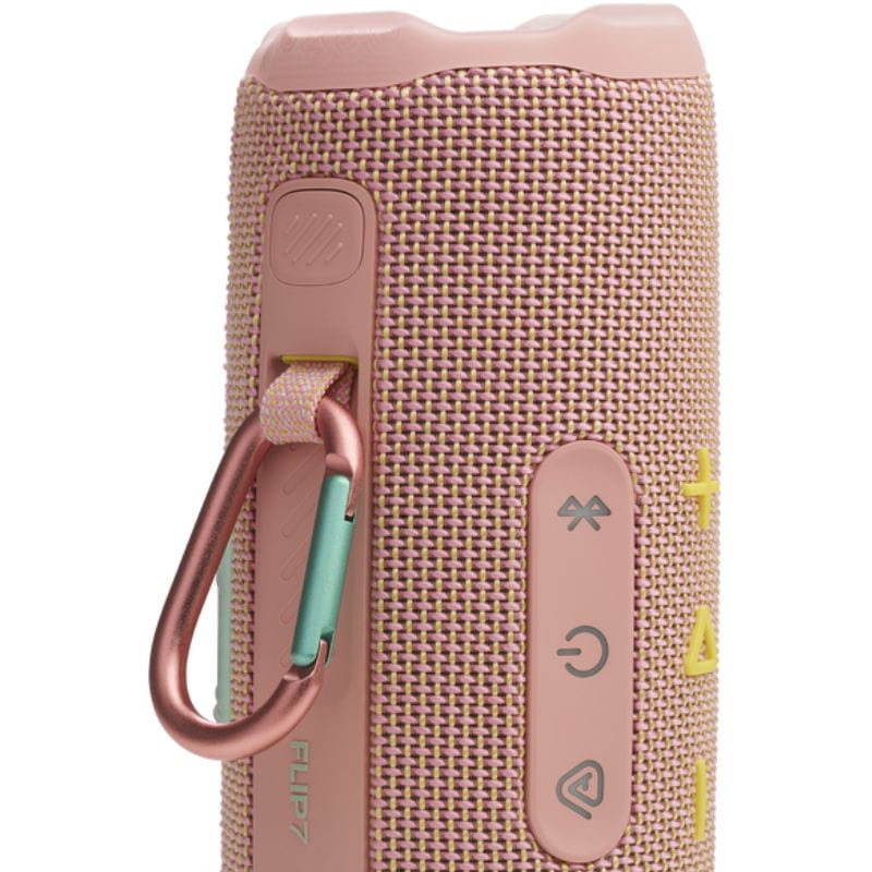JBL Flip 7 - Rose  image avec le mousqueton