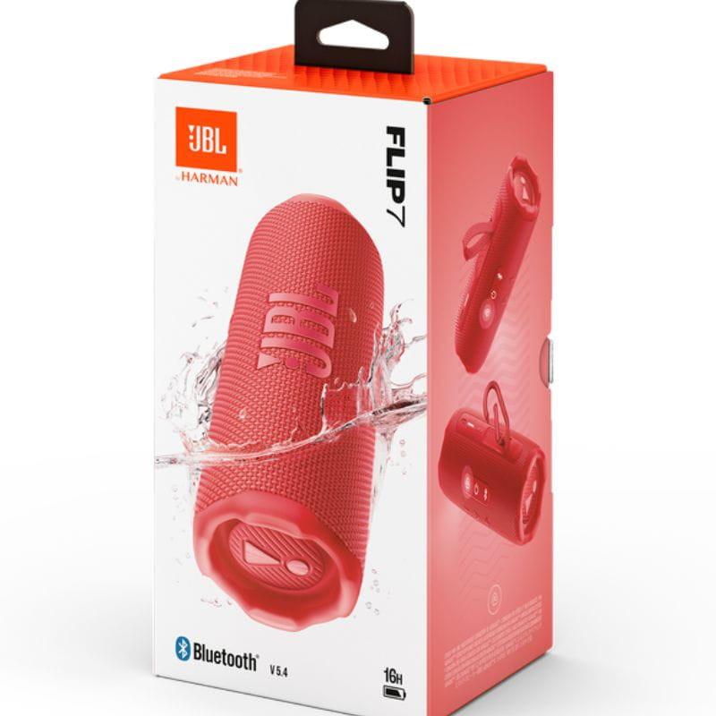 JBL Flip 7 Rojo imagen de la caja