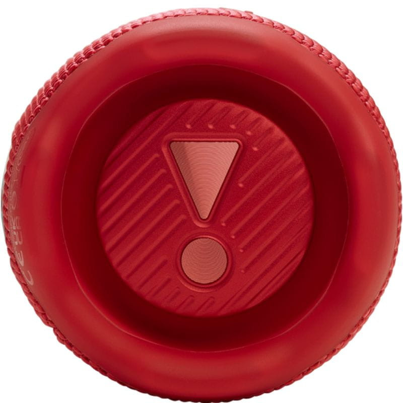 JBL Flip 7 Rojo imagen perfil lateral cilindro
