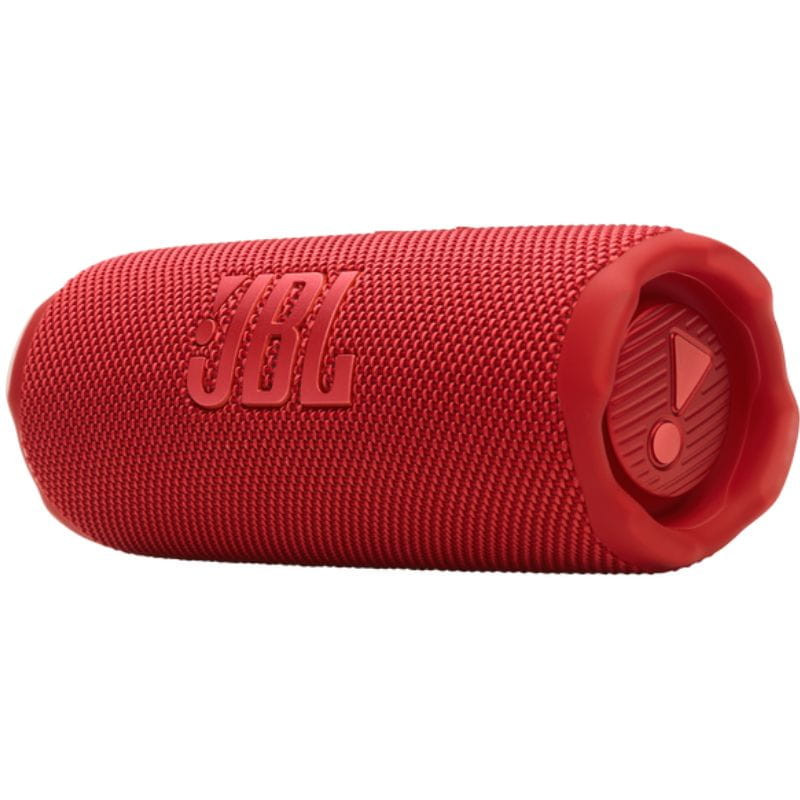 JBL Flip 7 Rojo imagen frontal lateral