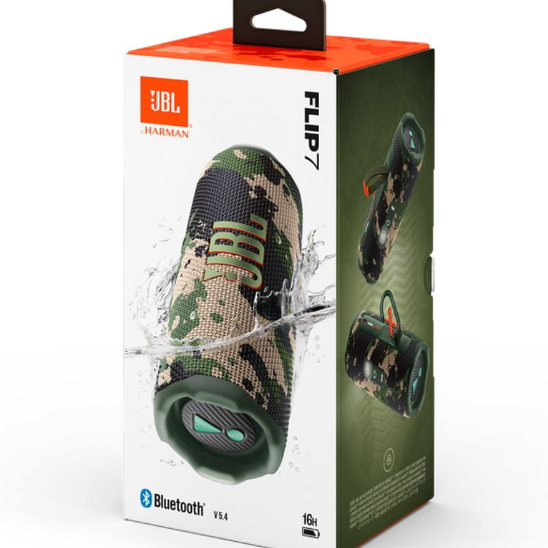 JBL Flip 7 Squad  imagen de la caja