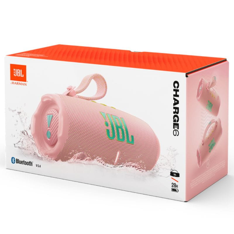 JBL Charge 6 Rosa imagen de la caja