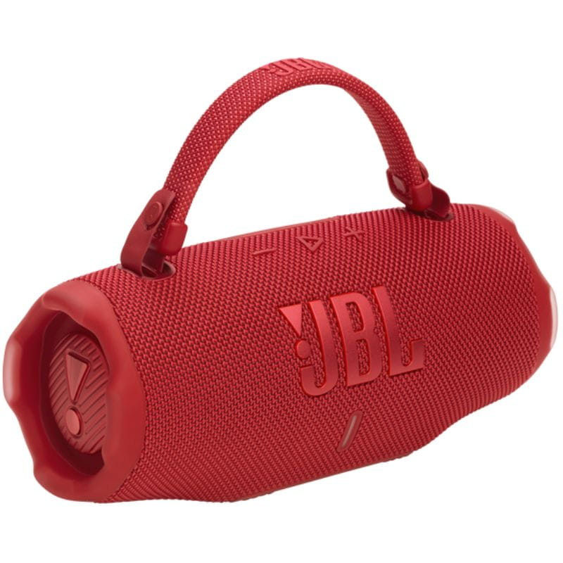 JBL Charge 6 Rojo imagen con la correa