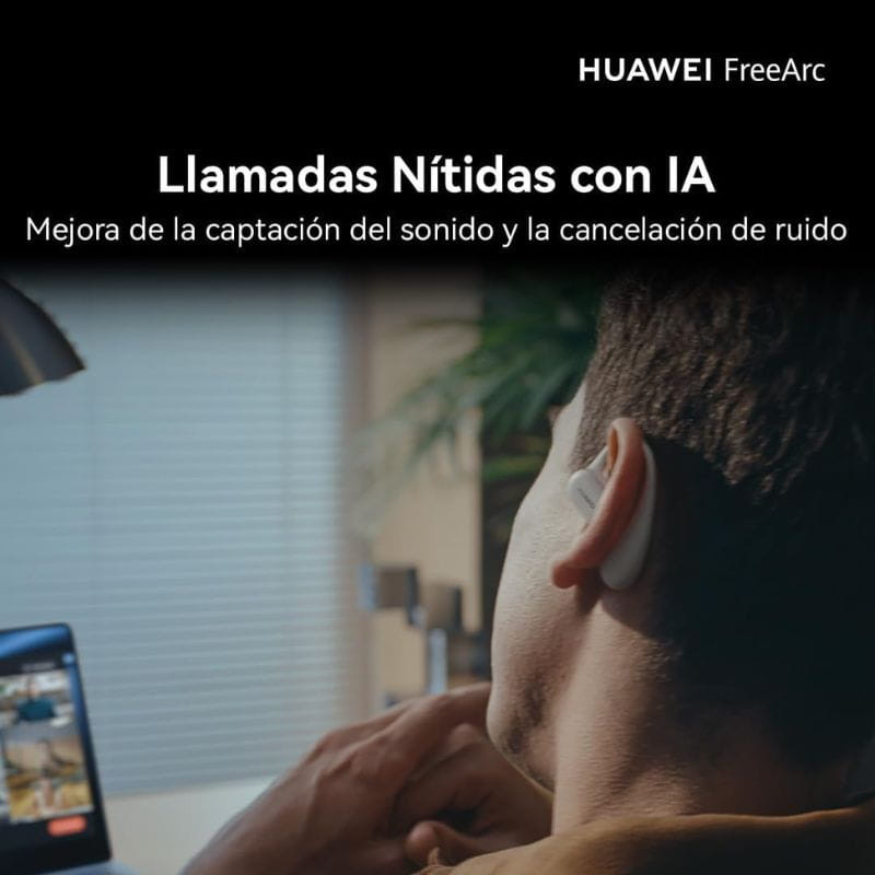 Huawei FreeArc Gris llamadas nítidas con IA
