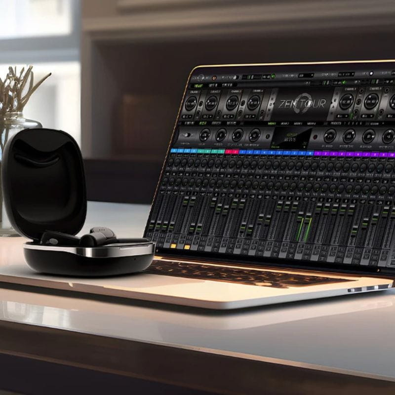 OWS BlitzWolf BW-V49 Auriculares de gancho imagen con in portátil