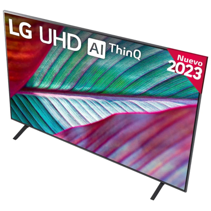 LG 75UR75006LK 75 4K Ultra HD Smart TV Wifi vista frontal lado izquierdo