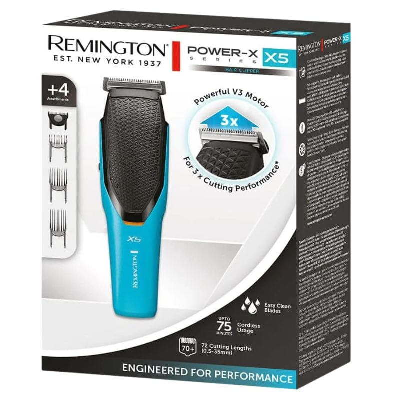 Remington Power X Series X5 Inalámbrico - Cortapelos imagen de la caja