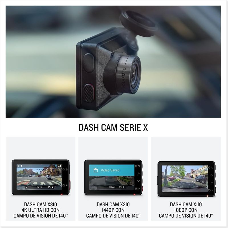 Lente de Garmin Dash Cam X110