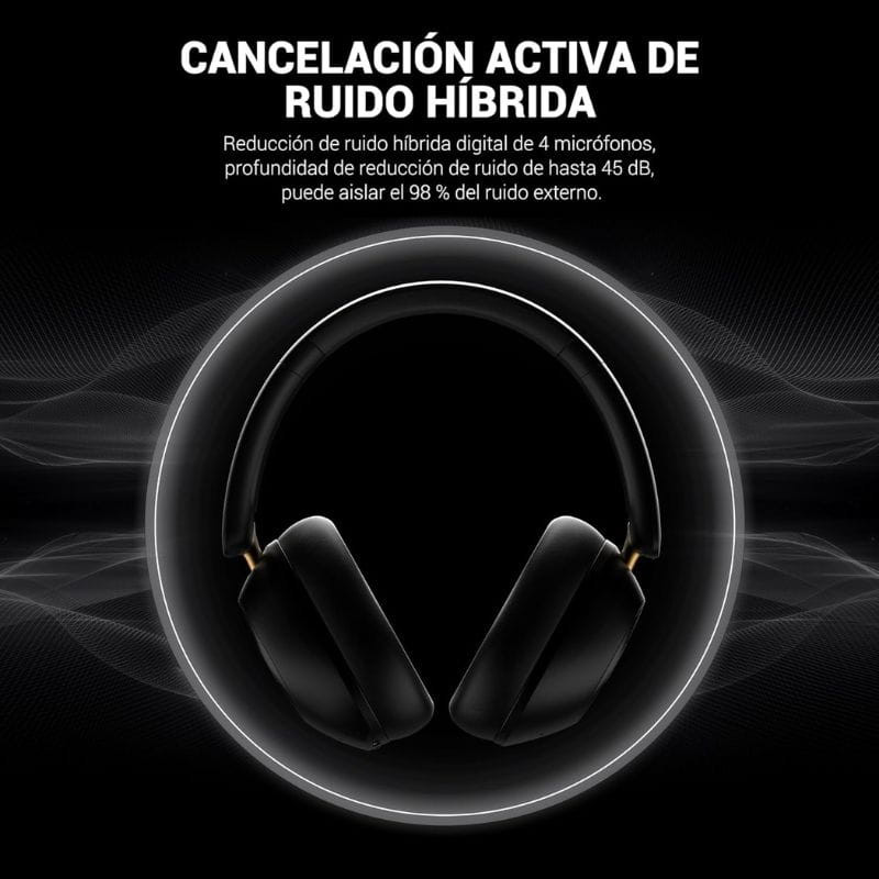 OneOdio Focus A5 Noir, suppression active du bruit