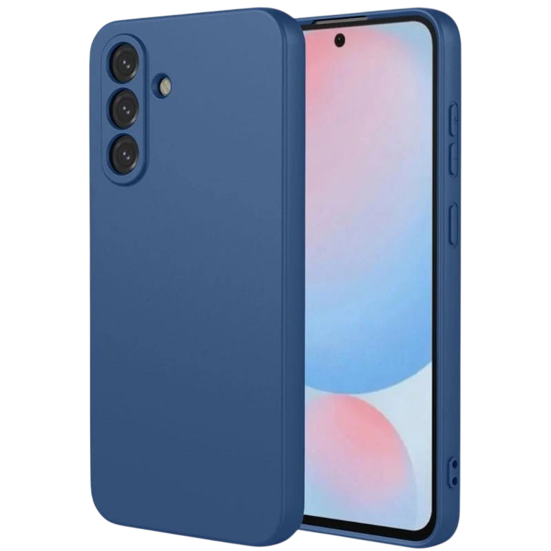 Coque Square Liquid Premium bleu pour Samsung Galaxy A36 5G