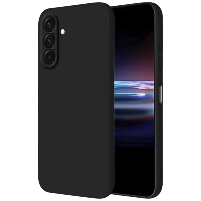 Coque Square Liquid Premium Noir pour Samsung Galaxy A26 5G