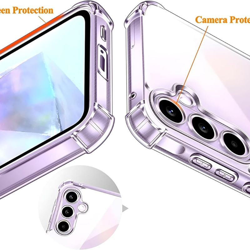 Funda Antigolpes Premium para Samsung Galaxy A55 5G protección de la cámara