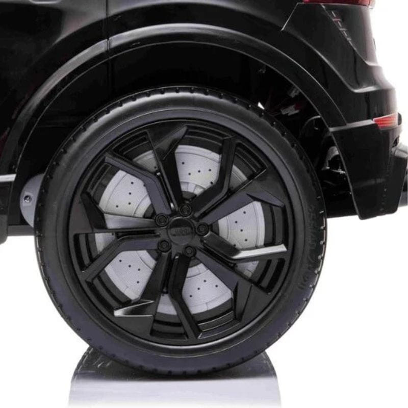  Audi RS Q8 12V Branco - Carro elétrico para crianças, detalhe da roda