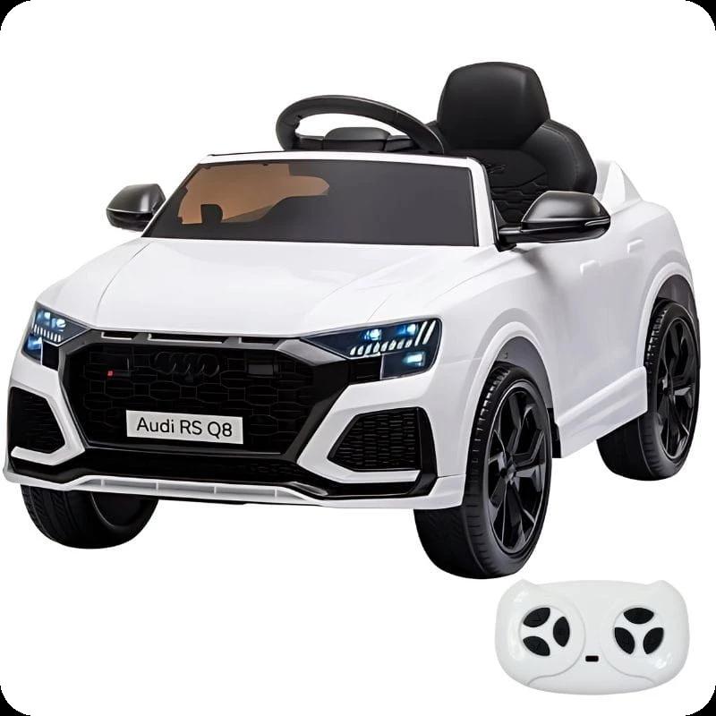 Audi RS Q8 12V Branco - Carro elétrico para crianças