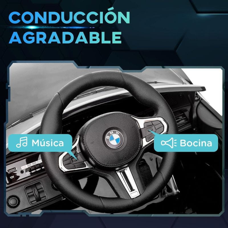 M4 12V Rojo - Coche eléctrico para niños con música y sonidos