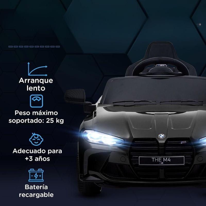 M4 12V Preto - Carro elétrico para crianças características