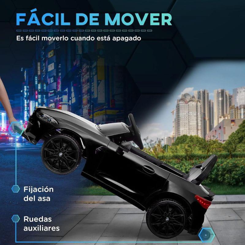 M4 12V Preto - Carro elétrico para crianças com alça de transporte