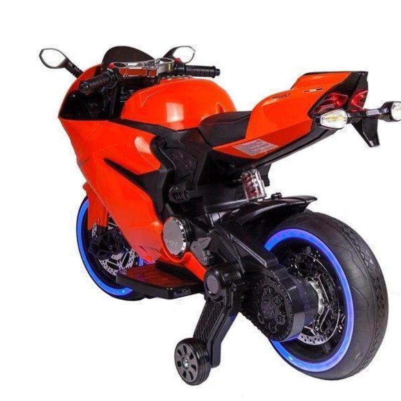 Motorbike 12V Vermelha - Moto elétrica para crianças imagem traseira